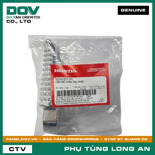 CẦN ĐỂ CHÂN SAU PHẢI HONDA CBR150R, MSX 125, WINNER 150, WINNER R, WINNER X — 50720KT7761