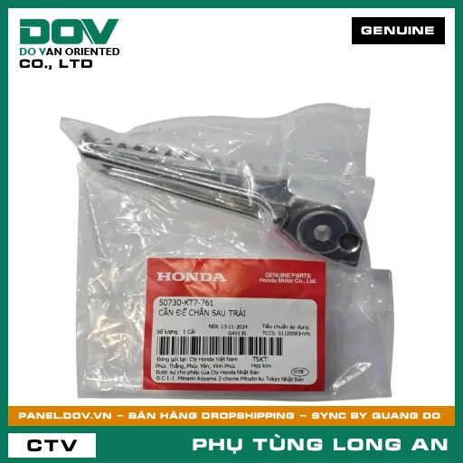 CẦN ĐỂ CHÂN SAU TRÁI HONDA CBR150R, MSX 125, WINNER 150, WINNER R, WINNER X — 50730KT7761