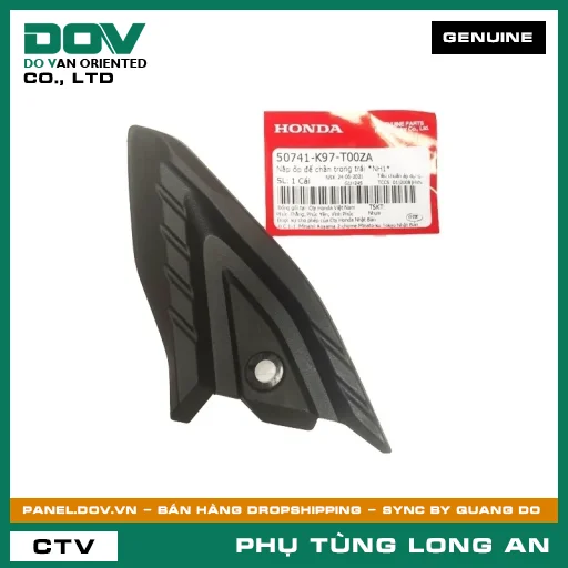 NẮP ỐP ĐỂ CHÂN TRONG TRÁI *NH1* HONDA PCX, PCX 125/150 — 50741K97T00ZA