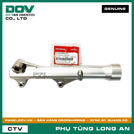 ỐNG VỎ GIẢM XÓC TRƯỚC PHẢI HONDA FUTURE 125, WAVE RSX 110 — 51420KWW651