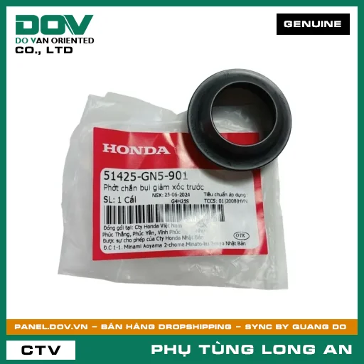 PHỐT CHẮN BỤI GIẢM XÓC TRƯỚC HONDA AIR BLADE 110, AIR BLADE 125, BLADE 110, CLICK 110, DREAM 110, FUTURE 125, FUTURE NEO, SUPER CUB C125, SUPER DREAM, VARIO 160, VISION 110, WAVE 100, WAVE ALPHA, WAVE ALPHA 110, WAVE RSX 110 — 51425GN5901
