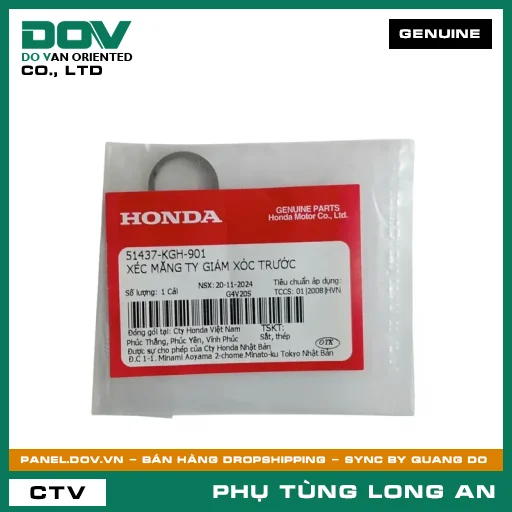 XÉC MĂNG TY GIẢM XÓC TRƯỚC HONDA AIR BLADE 110, CLICK 110, FUTURE NEO, SUPER DREAM, WAVE 100 — 51437KGH901