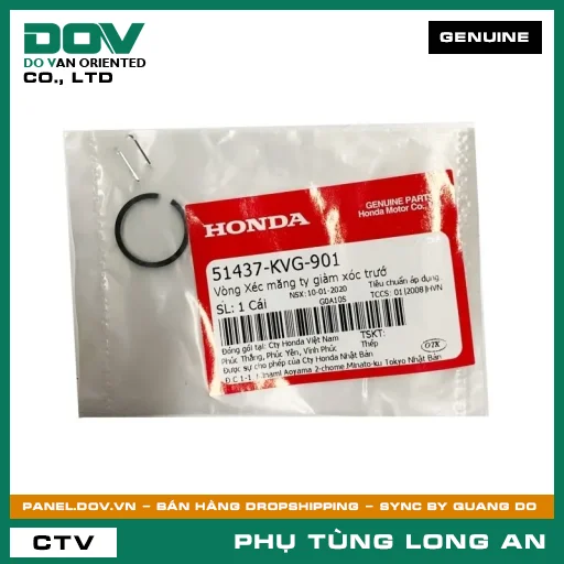 VÒNG XÉC MĂNG TY GIẢM XÓC TRƯỚ HONDA AIR BLADE 125/150, AIR BLADE 125/160 — 51437KVG901