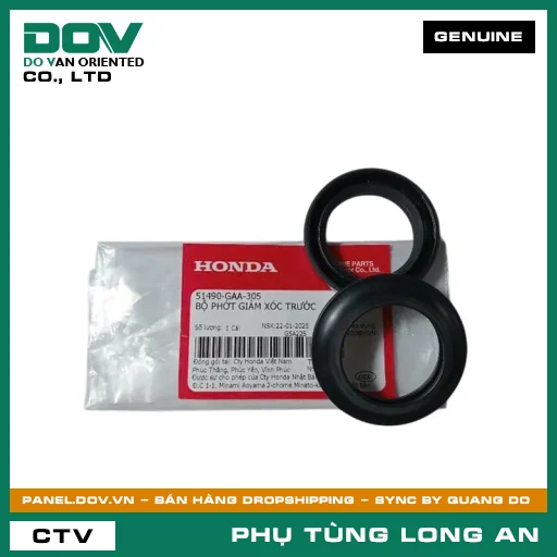 BỘ PHỐT GIẢM XÓC TRƯỚC HONDA CB250 NIGHTHAWK, LEAD 110 — 51490GAA305