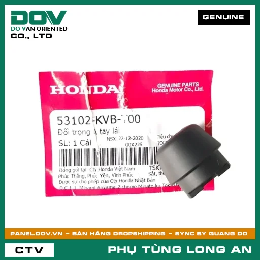 ĐỐI TRỌNG A TAY LÁI HONDA AIR BLADE 110, PCX — 53102KVBT00