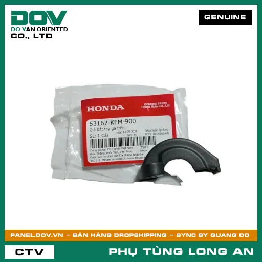 GIÁ BẮT TAY GA TRÊN HONDA AIR BLADE 110, AIR BLADE 125, BLADE 110, CLICK 110, DREAM 110, FUTURE NEO, LEAD 110, LEAD 125, SH 125/150, SH MODE, VISION 110, WAVE 100, WAVE ALPHA, WAVE ALPHA 110, WAVE RSX 110 — 53167KFM900