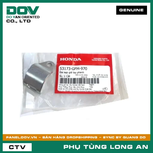 ĐAI KẸP GIÁ TAY PHANH HONDA ICON E, LEAD 125, SH MODE, VISION 110 — 53173GFM970