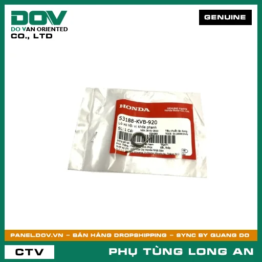 LÒ XO HỒI VỊ KHÓA PHANH HONDA AIR BLADE 110, AIR BLADE 125, AIR BLADE 125/150, AIR BLADE 125/160, CLICK 110, LEAD 110, VISION 110 — 53188KVB920