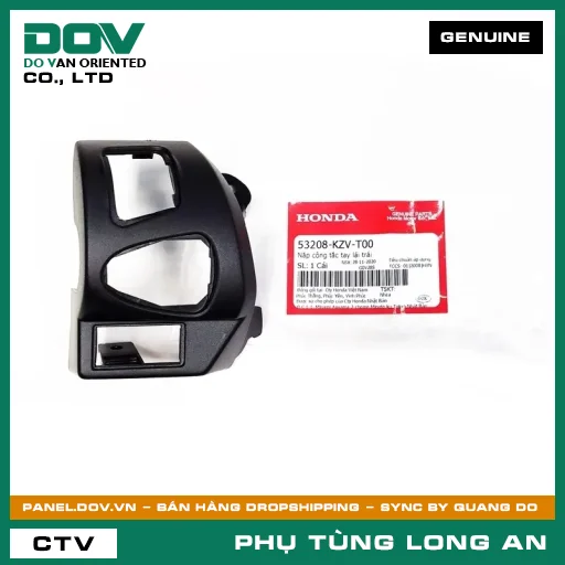 NẮP CÔNG TẮC TAY LÁI TRÁI HONDA DREAM 110 — 53208KZVT00