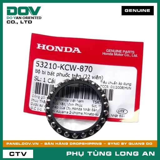 BỘ BI BÁT PHUỐC TRÊN (22 VIÊN) HONDA LEAD 110 — 53210KCW870