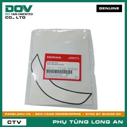 TEM DÈ TRƯỚC HONDA — 61105K12910