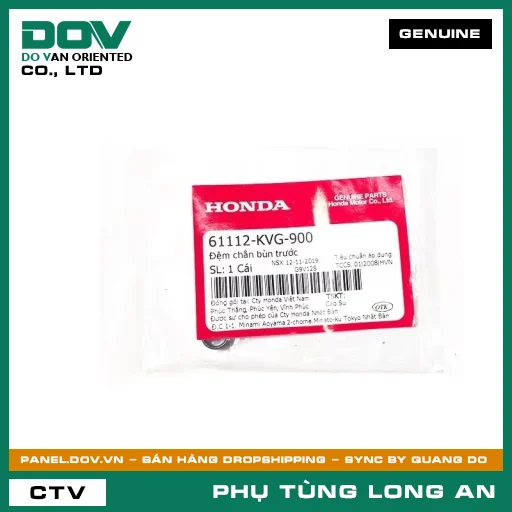 ĐỆM DÈ TRƯỚC HONDA AIR BLADE 110, PCX, PCX 125 — 61112KVG900