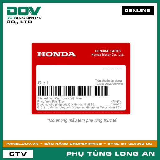 BỘ ỐP DƯỚI TRÁI *R380* HONDA  — 64300MKYE10ZA