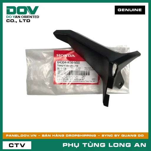 TRANG TRÍ ĐÈN PHA PHẢI HONDA AIR BLADE, AIR BLADE 125 — 64304K66V00