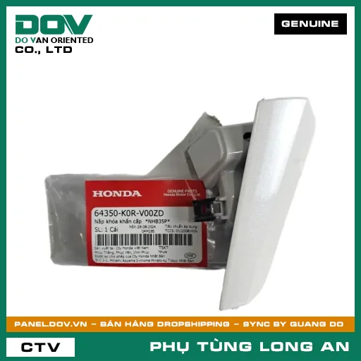 NẮP KHÓA KHẨN CẤP  *NHB35P* HONDA SH, SH 125/150, SH 125/160 — 64350K0RV00ZD