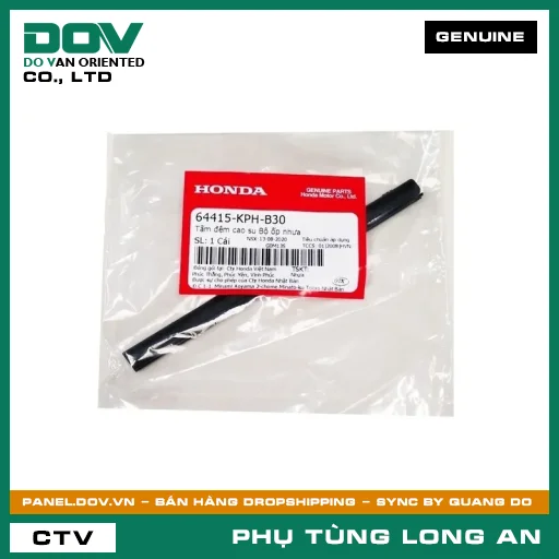 TẤM ĐỆM CAO SU BỘ ỐP NHỰA HONDA FUTURE NEO, PCX, PCX 125 — 64415KPHB30