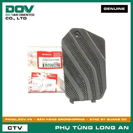 NẮP ẮC QUY *TBLACK* HONDA  — 64460K59A70ZB
