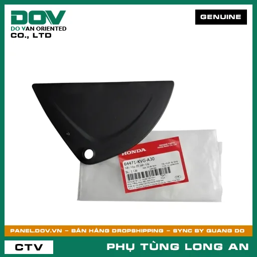 NẮP HỘP ĐỒ BÊN TRÁI HONDA AIR BLADE, AIR BLADE 110 — 64471KVGA30