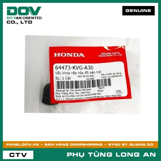 VẤU KHÓA NẮP HỘP ĐỒ BÊN TRÁI HONDA AIR BLADE 110 — 64473KVGA30