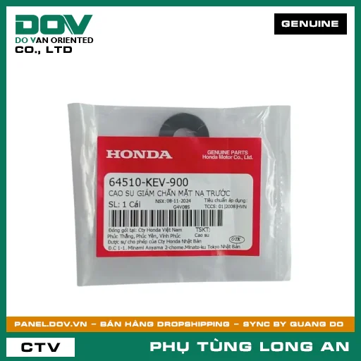 CAO SU GIẢM CHẤN MẶT NẠ TRƯỚC HONDA FUTURE NEO, WAVE 100, WAVE ALPHA — 64510KEV900