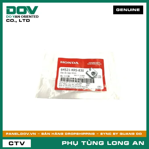 ĐAI ỐC KẸP 4MM HONDA WAVE ALPHA 110 — 64521KRS830