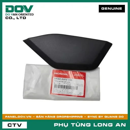 THÔNG GIÓ ỐP SƯỜN PHẢI HONDA WAVE, WAVE RSX 110 — 64560KWWA00