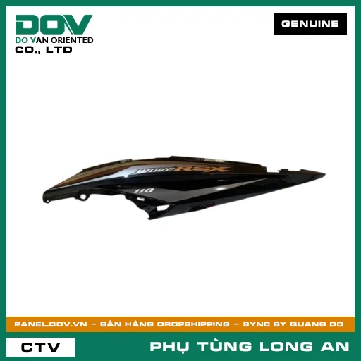 BỘ ỐP SƯỜN TRÁI *Y208* HONDA WAVE — 64650K03M60ZC