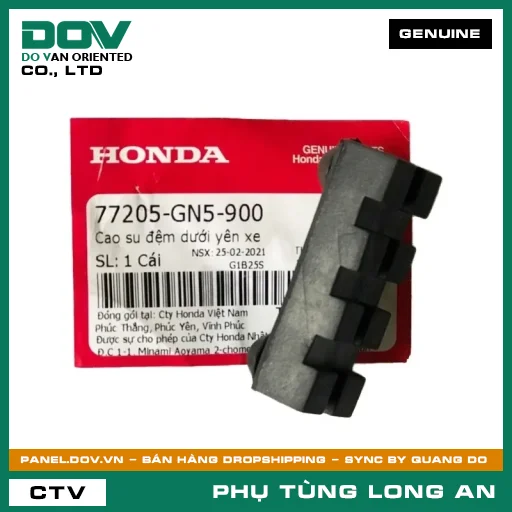 CAO SU ĐỆM DƯỚI YÊN XE HONDA SUPER DREAM — 77205GN5900