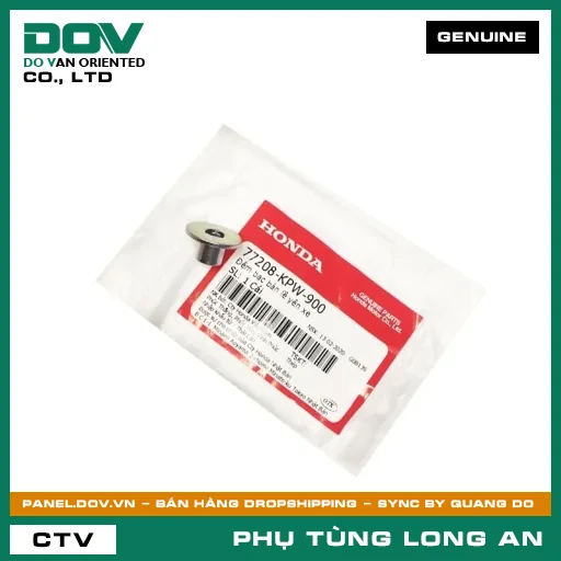ĐỆM BẠC BẢN LỀ YÊN XE HONDA DREAM 110, FUTURE NEO, SUPER CUB C125 — 77208KPW900