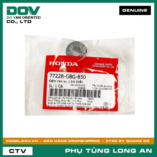 ĐỆM CAO SU GIẢM CHẤN HONDA FUTURE NEO — 77228GBG850