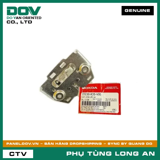 CỤM KHÓA YÊN XE HONDA ADV350, PCX, PCX 125, PCX 125/150, PCX 160, SH 125/150, SH 125/160 — 77230K35V00