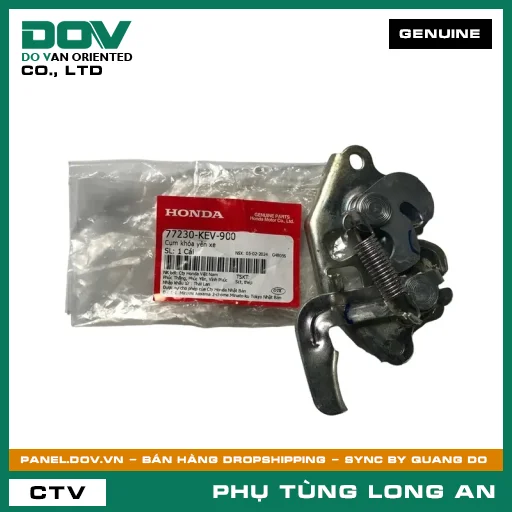 CỤM KHÓA YÊN XE HONDA WAVE ALPHA — 77230KEV900