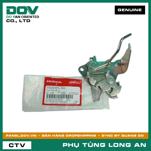 CỤM KHÓA YÊN XE HONDA WAVE 100 — 77230KTL741