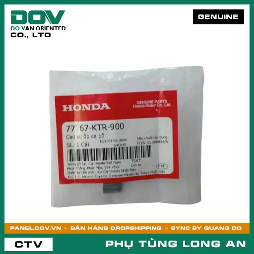 CAO SU ỐP CA PÔ HONDA AIR BLADE 125/160, SH 350, VISION 110, WINNER 150, WINNER X — 77267KTR900