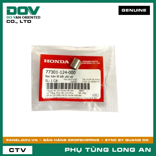 BẠC BẢN LỀ BẮT YÊN XE HONDA SUPER DREAM — 77301124000