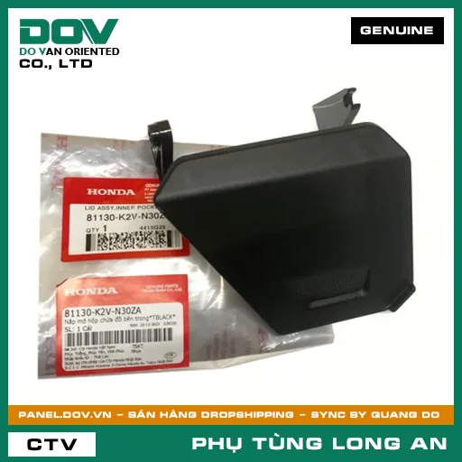 NẮP MỞ HỘP CHỨA ĐỒ BÊN TRONG*TBLACK* HONDA  — 81130K2VN30ZA