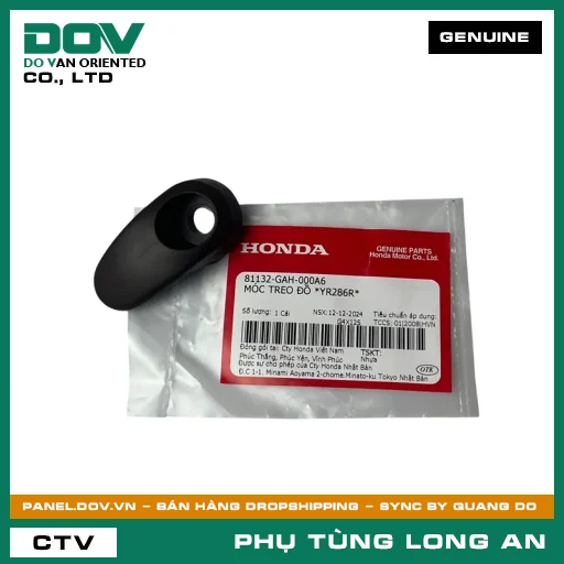 MÓC TREO ĐỒ *YR286R* HONDA VISION 110 — 81132GAH000A6