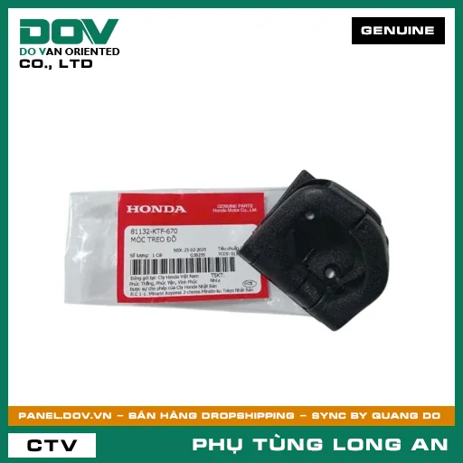 MÓC TREO ĐỒ HONDA LEAD 125, SH, SH 125/150, SH 125/160, SH 350, SH MODE — 81132KTF670