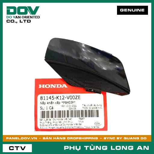 NẮP KHẨN CẤP *PB403P* HONDA LEAD, LEAD 125 — 81145K12V00ZE