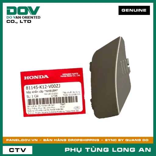 NẮP KHẨN CẤP *NHB18M* HONDA LEAD, LEAD 125 — 81145K12V00ZJ