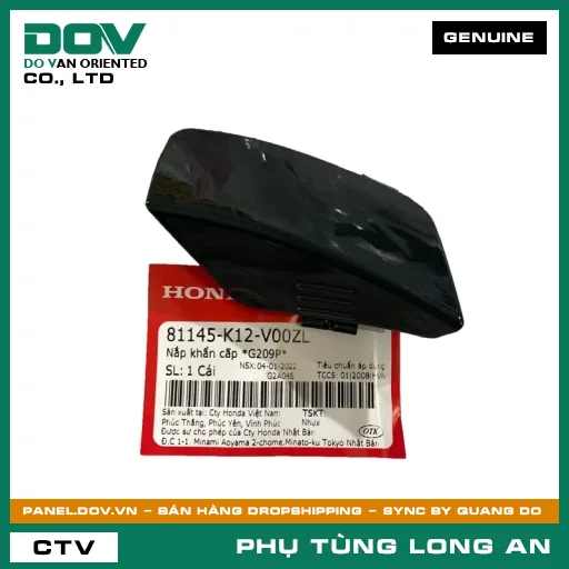 NẮP KHẨN CẤP *G209P* HONDA LEAD, LEAD 125 — 81145K12V00ZL
