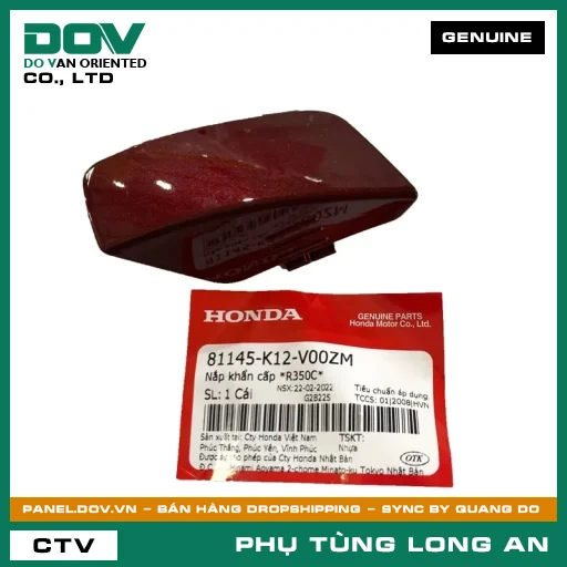 NẮP KHẨN CẤP *R350C* HONDA LEAD, LEAD 125 — 81145K12V00ZM