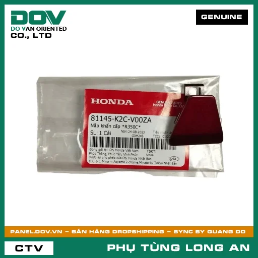NẮP KHẨN CẤP *R350C* HONDA VISION, VISION 110 — 81145K2CV00ZA