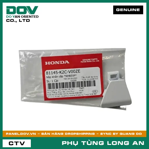 NẮP KHẨN CẤP *NHB35P* HONDA VISION, VISION 110 — 81145K2CV00ZE