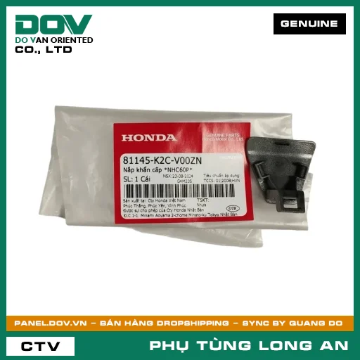 NẮP KHẨN CẤP *NHC60P* HONDA VISION, VISION 110 — 81145K2CV00ZN