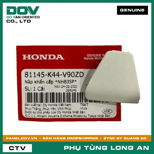 NẮP KHẨN CẤP *NHB35P* HONDA  — 81145K44V90ZD