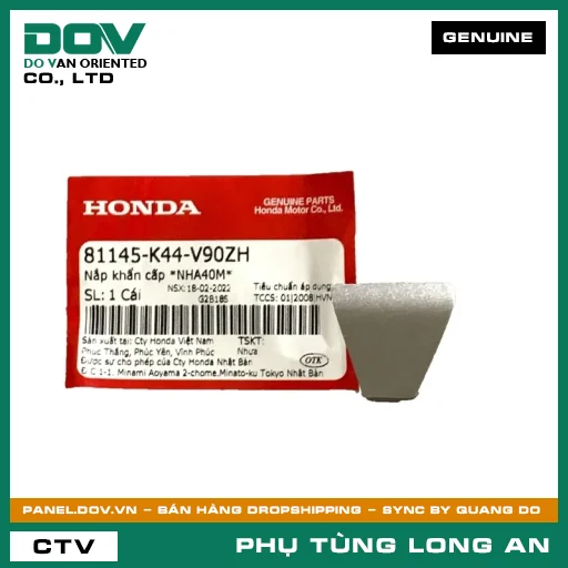 NẮP KHẨN CẤP *NHA40M* HONDA  — 81145K44V90ZH