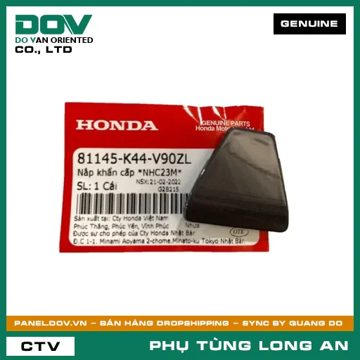 NẮP KHẨN CẤP *NHC23M* HONDA  — 81145K44V90ZL