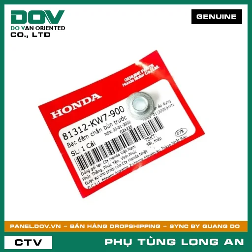 BẠC ĐỆM DÈ TRƯỚC HONDA WAVE ALPHA — 81312KW7900