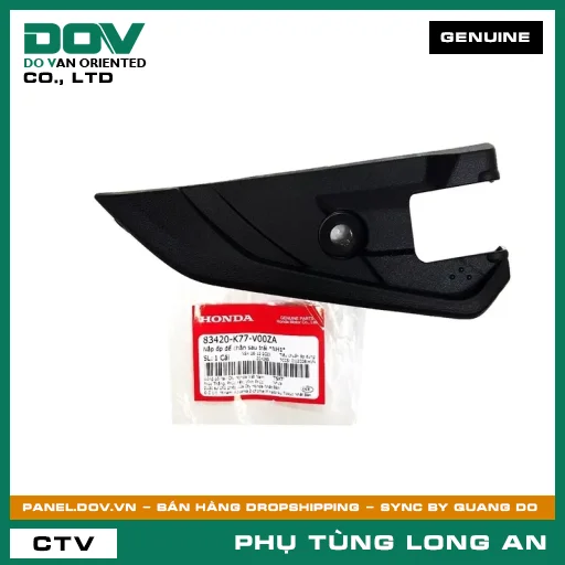 NẮP ỐP ĐỂ CHÂN SAU TRÁI *NH1* HONDA SH, SH 125/150 — 83420K77V00ZA